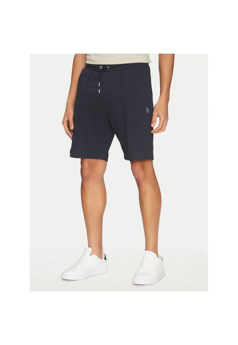 Pantaloni scurti barbati,  305229960, Bumbac/Poliester, Albastru, Albastru