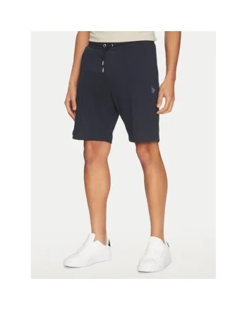 Pantaloni scurti barbati,  305229960, Bumbac/Poliester, Albastru, Albastru