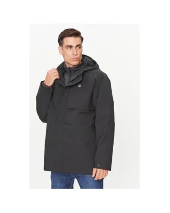 Geaca barbati,  303284305, Poliester, Negru, Negru