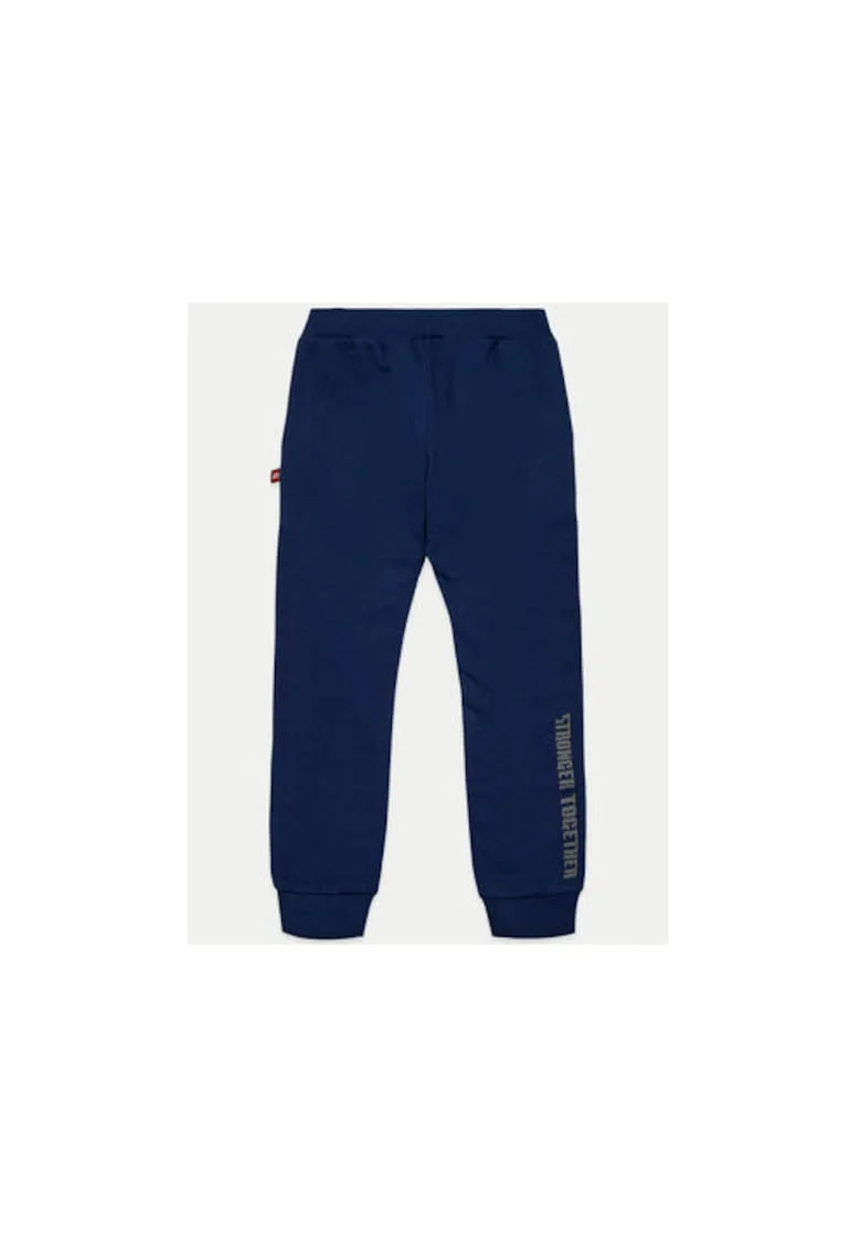Pantaloni baieti,  304284793, Bumbac organic, Albastru, Albastru