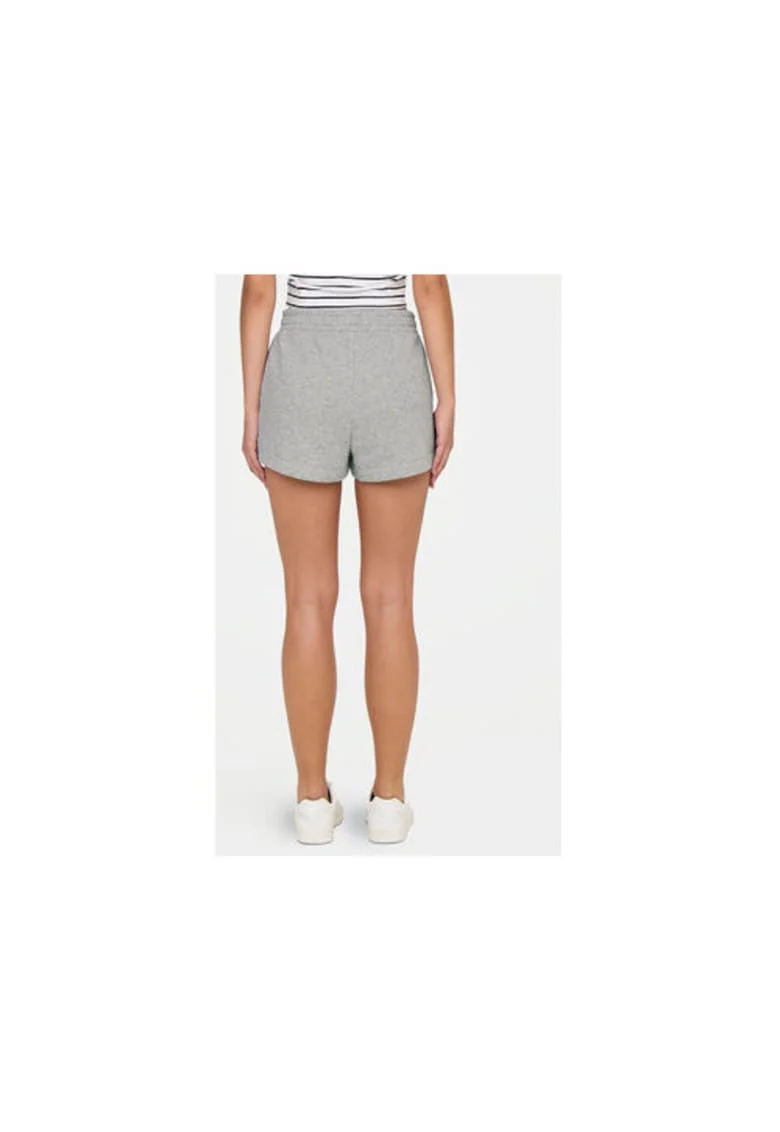 Pantaloni scurti dama,  304783760, Bumbac/Poliester reciclat, Gri, Gri