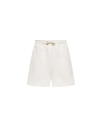 Pantaloni scurti sport dama  bej, bumbac-poliester,