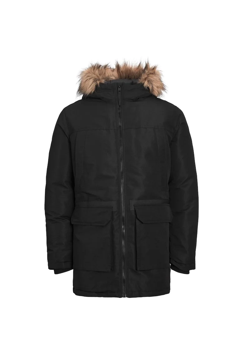 Geaca JACK &JONES Wing Parka, 12235858-B 27564, Negru