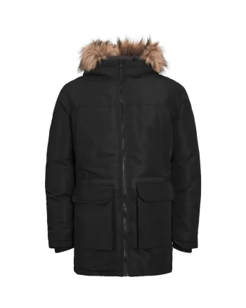 Geaca JACK &JONES Wing Parka, 12235858-B 27564, Negru
