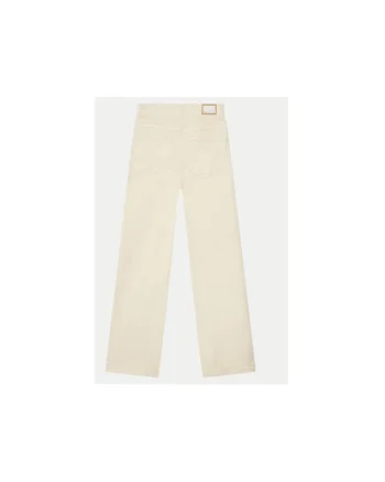 Pantaloni fete,  304704628, Bumbac, Bej, Bej