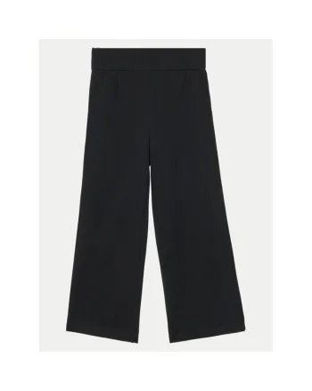 Pantaloni fete,  304718298, Viscoza/Nylon, Negru, Negru