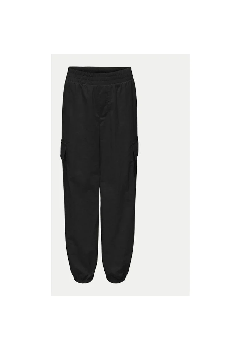 Pantaloni fete,  304503719, Poliamida, Negru, Negru