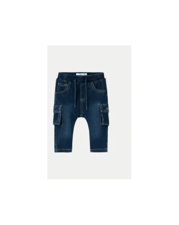 Pantaloni baieti,  304434532, Bumbac/Poliester, Albastru, Albastru