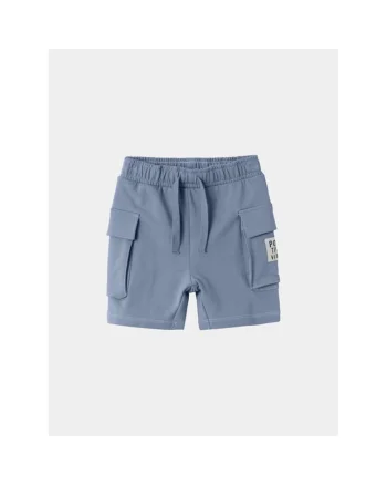 Pantaloni copii,  523725, Albastru, Bumbac