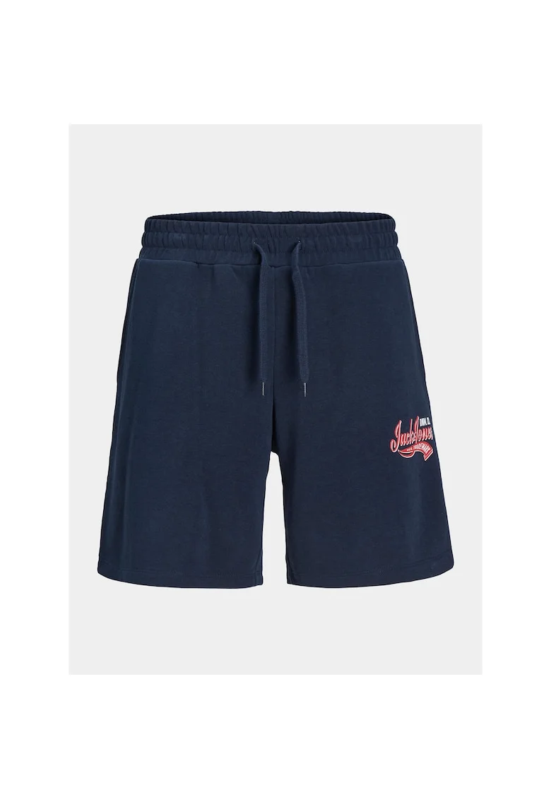 Pantaloni scurti sport baieti,  303521370, Albastru inchis, Poliester