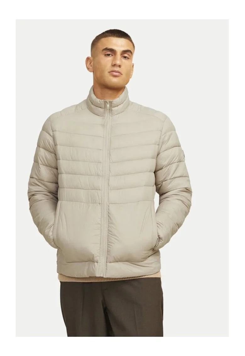 Jack&Jones Geaca din puf Sprint 12258444 Bej Regular Fit, Poliamida