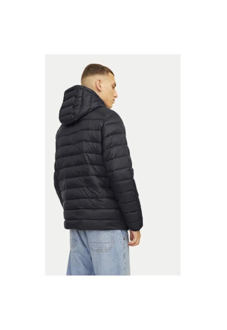 Jack&Jones Geaca din puf Sprint 12258441 Negru Regular Fit, Poliamida,