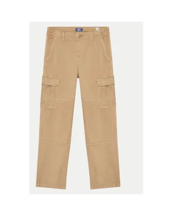 Pantaloni baieti,  304710865, Bumbac, Bej, Bej