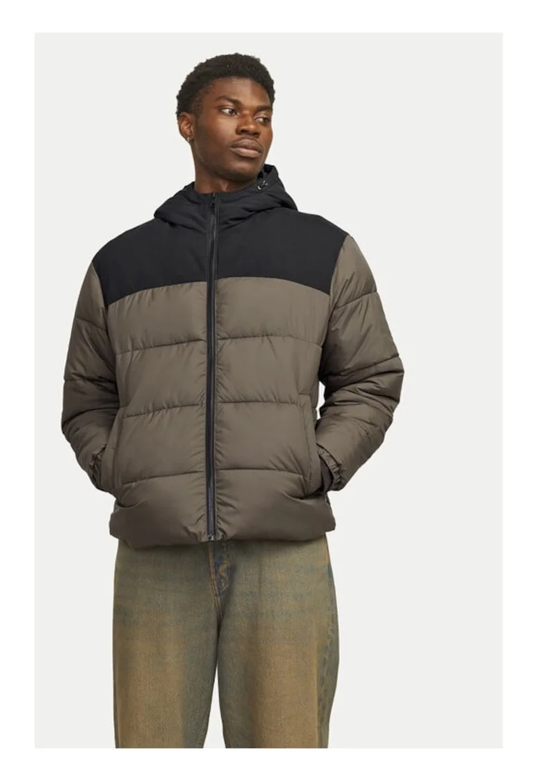 Jack&Jones Geaca din puf Moon 12256882 Maro Regular Fit, Poliester