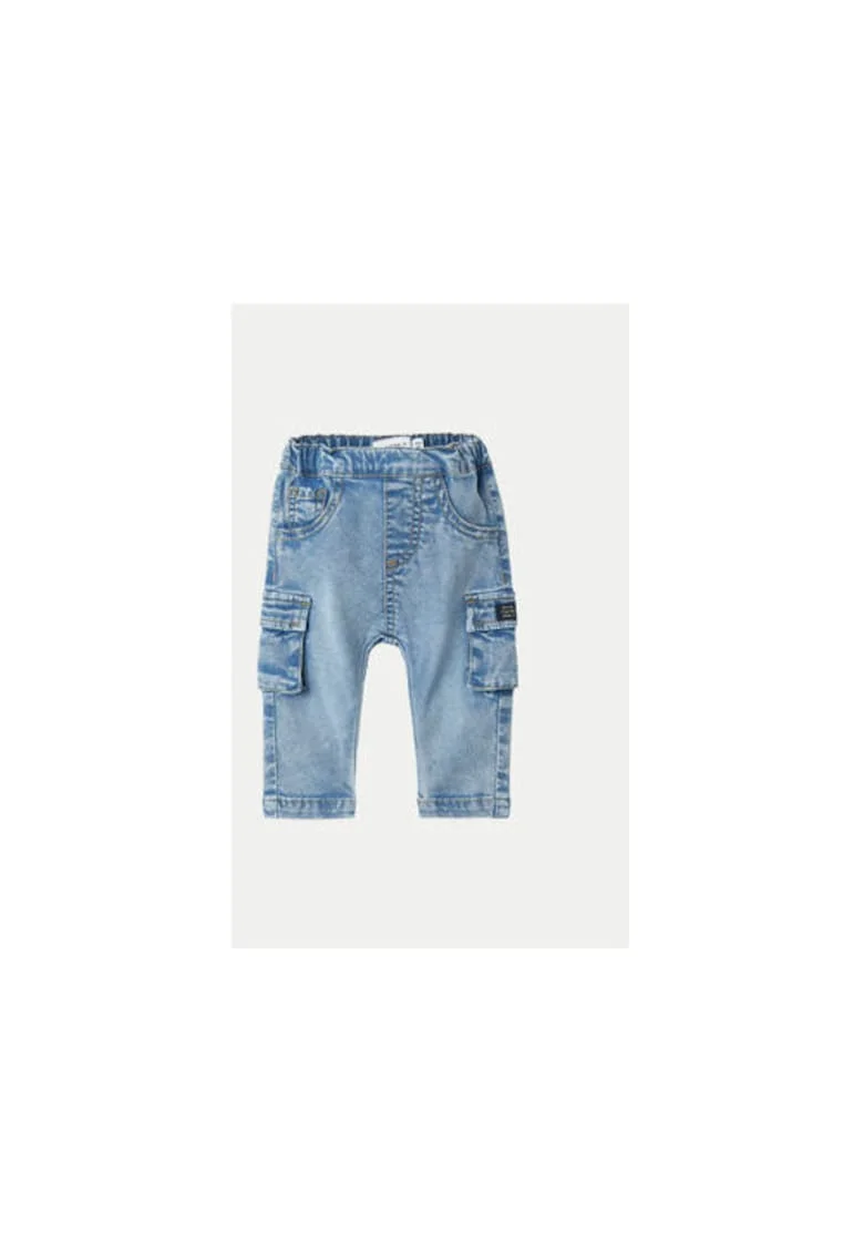 Pantaloni baieti,  304718465, Lyocell/Poliester reciclat, Albastru, Albastru