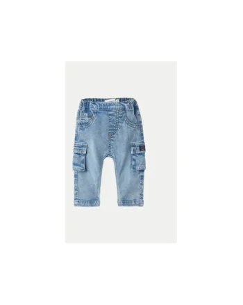 Pantaloni baieti,  304718465, Lyocell/Poliester reciclat, Albastru, Albastru