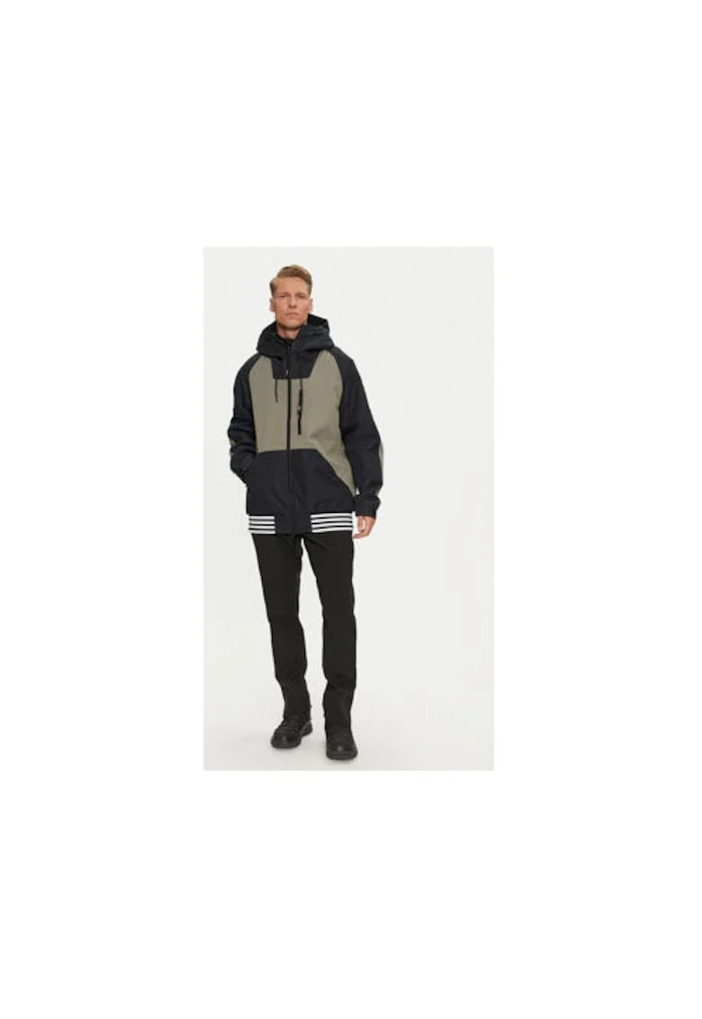 Geaca ski barbati,  304704192, Poliester reciclat, Verde, Verde