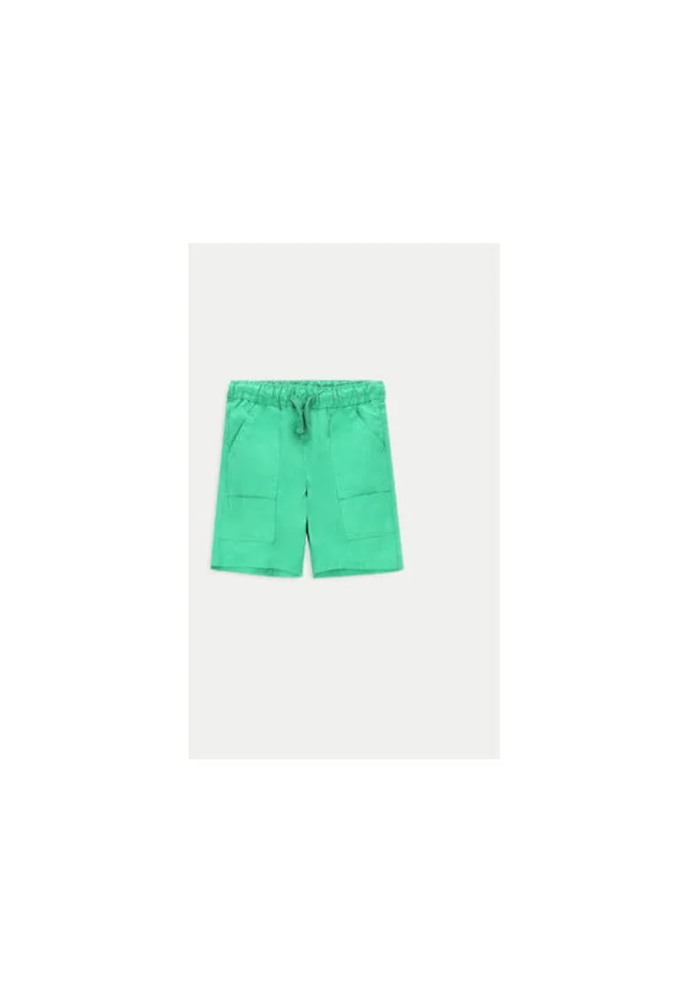 Pantaloni scurti baieti,  304049316, Bumbac, 122 CM, Verde