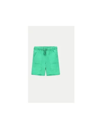 Pantaloni scurti baieti,  304049316, Bumbac, 122 CM, Verde