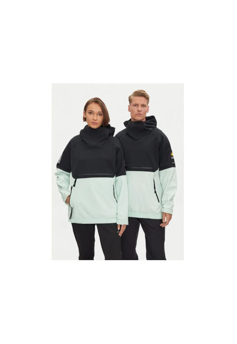 Geaca ski unisex,  304704284, Poliester, Negru, Negru