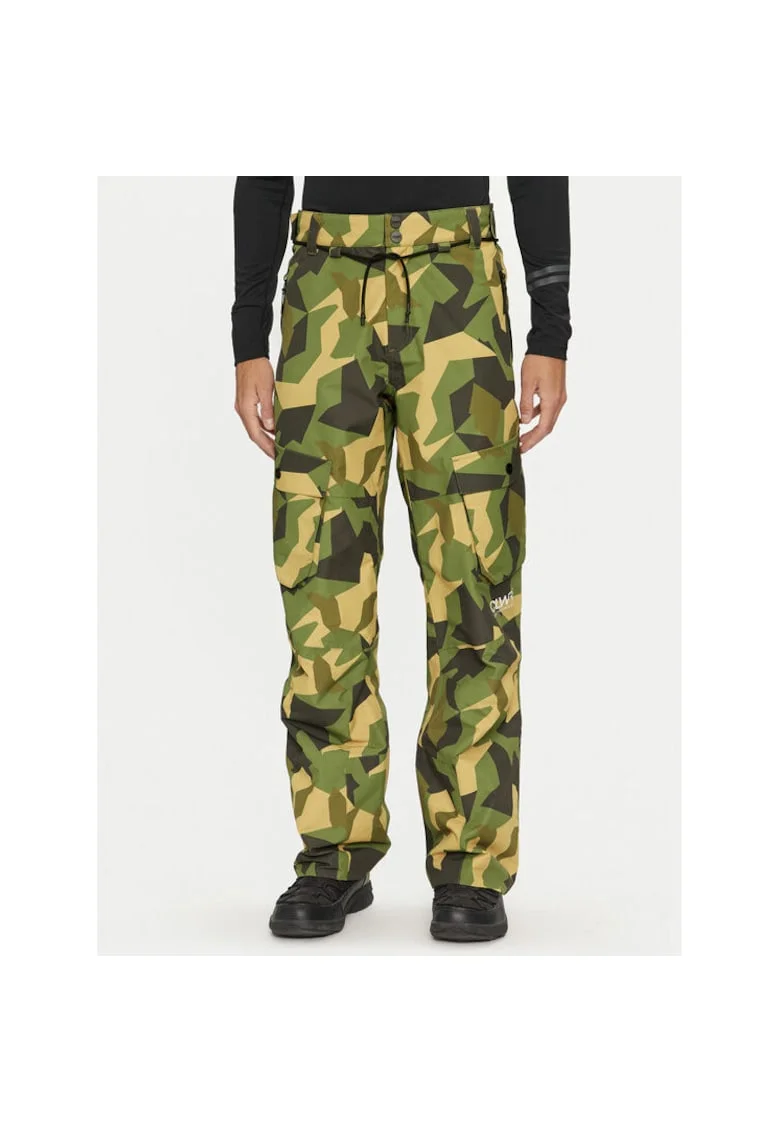 Pantaloni ski barbati,  304704048, Poliester reciclat, Multicolor, Multicolor