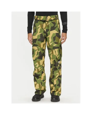 Pantaloni ski barbati,  304704048, Poliester reciclat, Multicolor, Multicolor