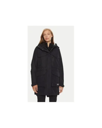 Geaca ski dama,  304704062, Poliester reciclat, Negru, Negru