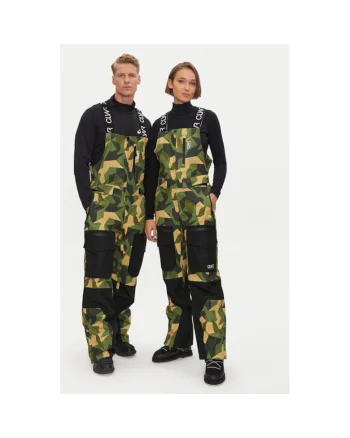 Pantaloni snowboard barbati,  304704307, Poliester reciclat, Maro, Maro