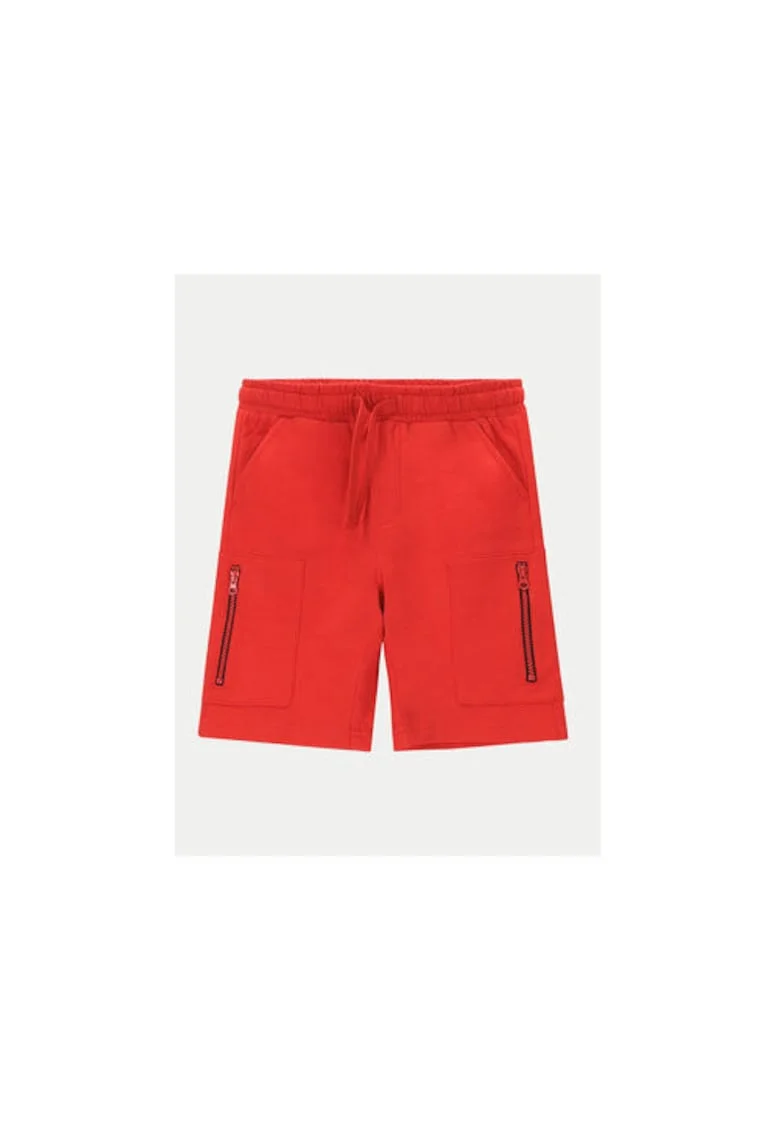 Pantaloni scurti baieti,  304049323, Bumbac, Negru, Negru
