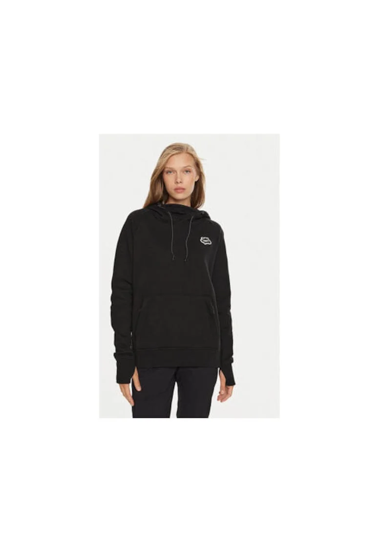 Bluza termica dama,  304703898, Bumbac/Poliester, Negru, Negru