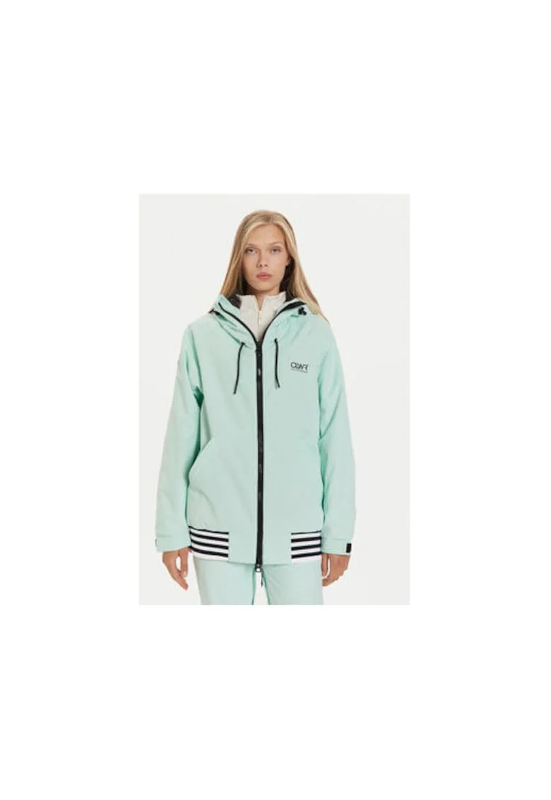 Geaca ski dama,  304704246, Poliester reciclat, Verde, Verde
