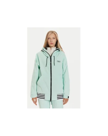 Geaca ski dama,  304704246, Poliester reciclat, Verde, Verde