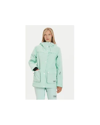 Geaca ski dama,  304704161, Poliester reciclat, Verde, Verde