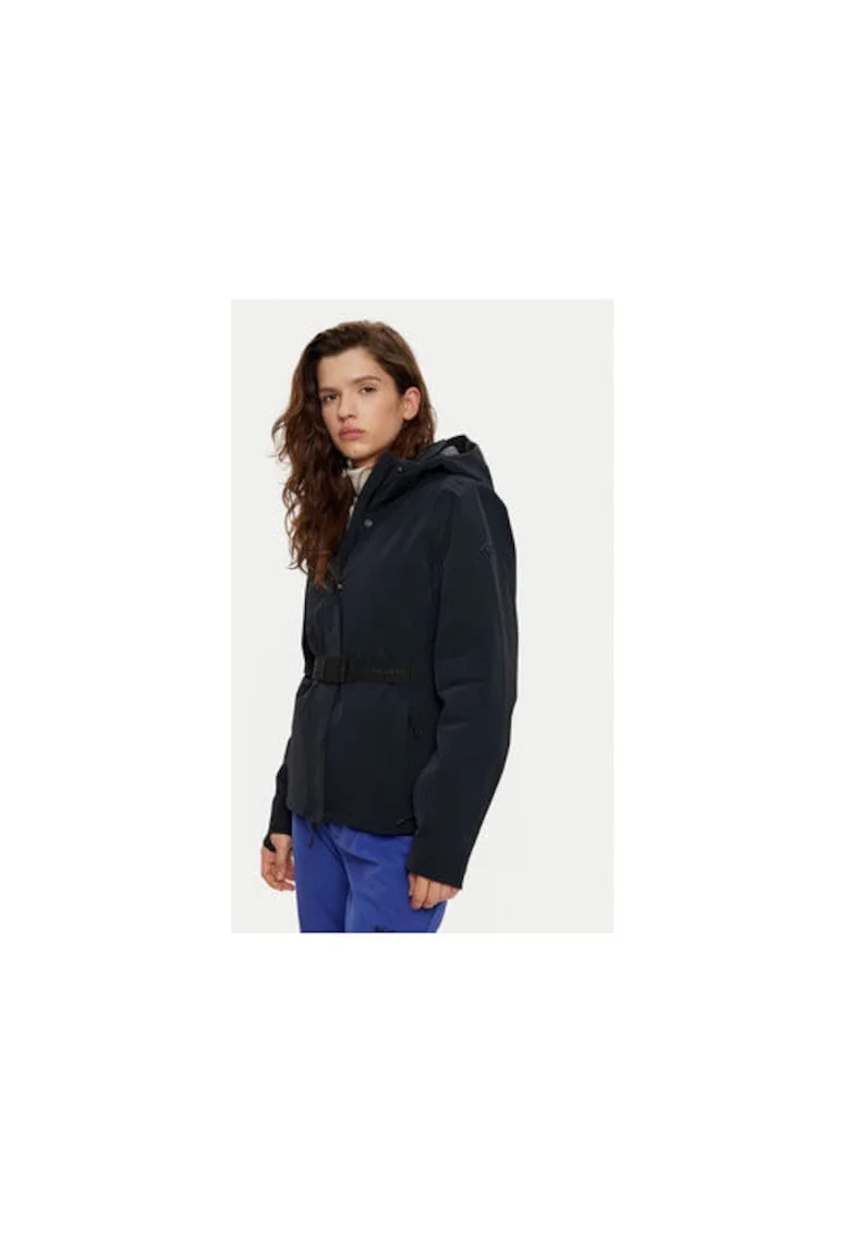 Geaca ski dama,  303945374, Poliamida, Negru, Negru