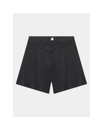 Pantaloni scurti fete,  302098941, Bumbac, Negru, Negru