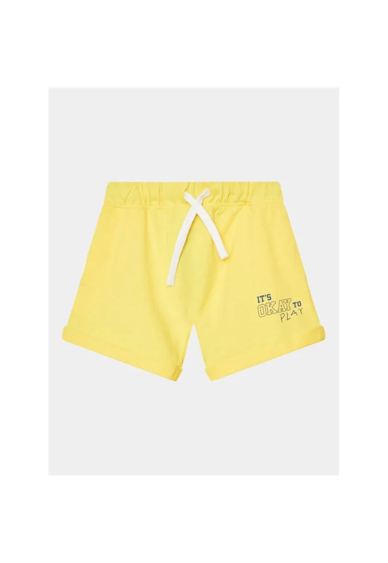 Pantaloni scurti baieti,  302078646, Bumbac, Galben, Galben