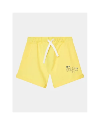 Pantaloni scurti baieti,  302078646, Bumbac, Galben, Galben