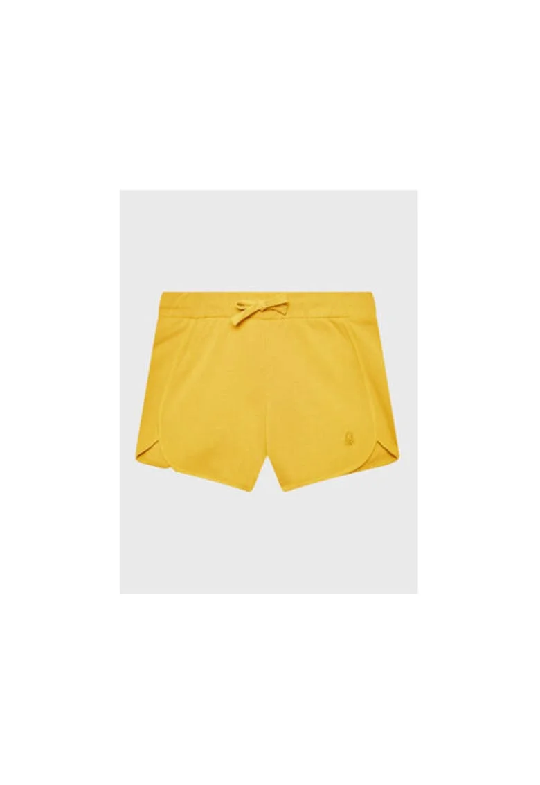 Pantaloni scurti fete,  301771159, Bumbac, Galben, Galben