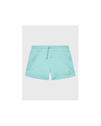 Pantaloni scurti fete,  301771104, Bumbac, Albastru, Albastru
