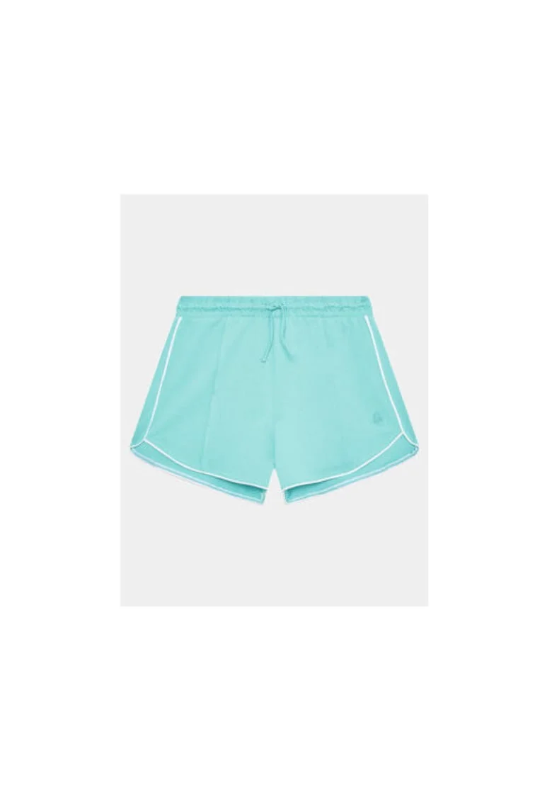 Pantaloni scurti fete,  302093830, Bumbac, Albastru, Albastru