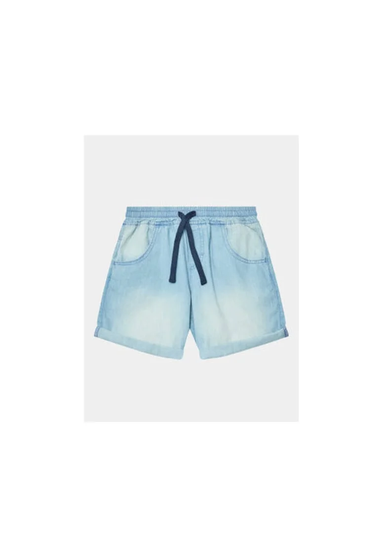 Pantaloni scurti baieti,  302079919, Bumbac, Albastru, Albastru