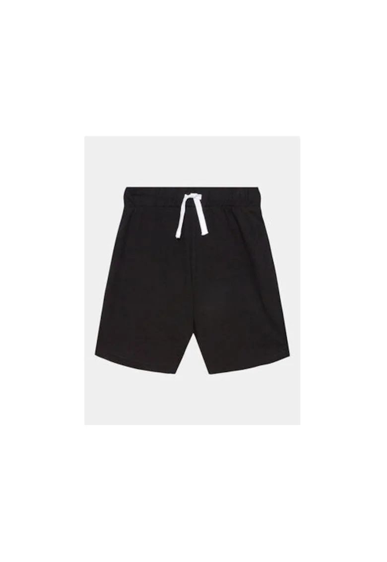 Pantaloni scurti baieti,  302078486, Bumbac, Negru, Negru