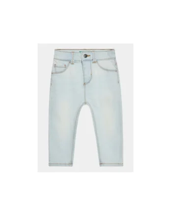 Pantaloni fete,  303215002, Bumbac/Poliester, Albastru, Albastru