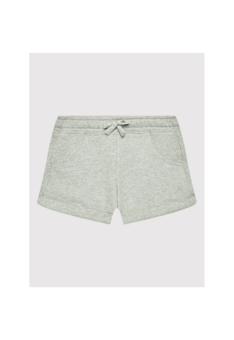 Pantaloni scurti fete,  300207406, Bumbac, Gri, Gri