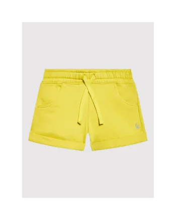 Pantaloni scurti fete,  300207345, Bumbac, Galben, Galben