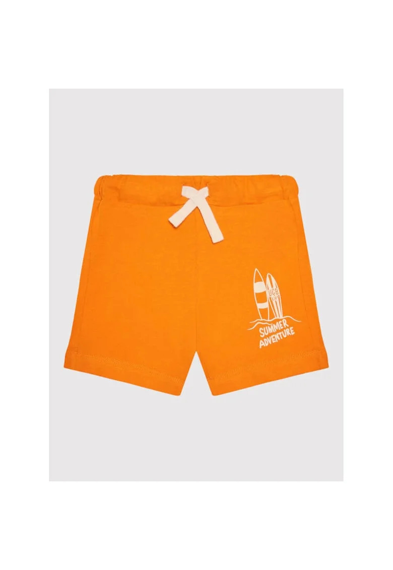 Pantaloni scurti baieti,  300143681, Bumbac, Portocaliu, Portocaliu