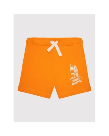 Pantaloni scurti baieti,  300143681, Bumbac, Portocaliu, Portocaliu