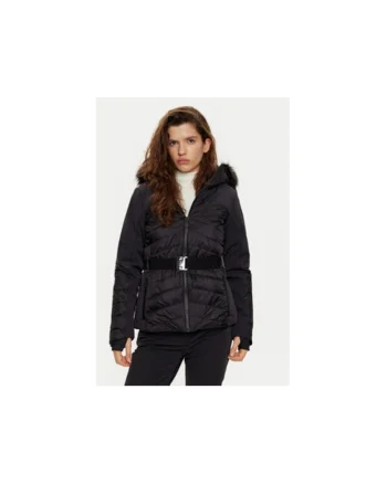 Geaca ski dama,  304332104, Poliester, Negru, Negru