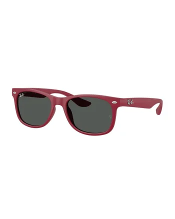 Ochelari de soare wayfarer cu lentile oglinda New, Rosu inchis