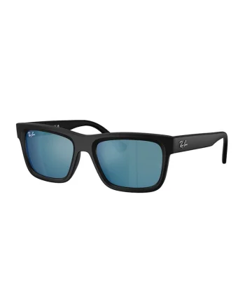 Ochelari de soare dreptunghiulari unisex, Negru/Argintiu
